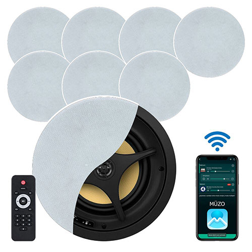 4 Zone WiFi Ceiling Speaker System
