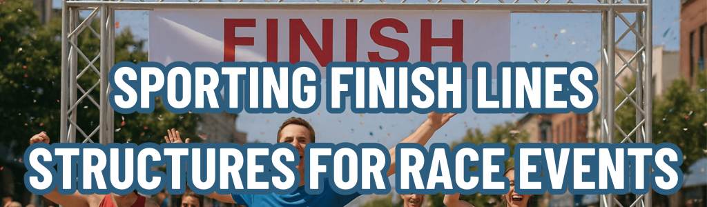 Sporting Finish Lines Structures for Race Events