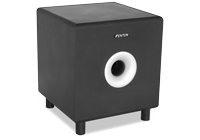 A cube shaped HiFi Subwoofer for TV's and home cinema installations.
