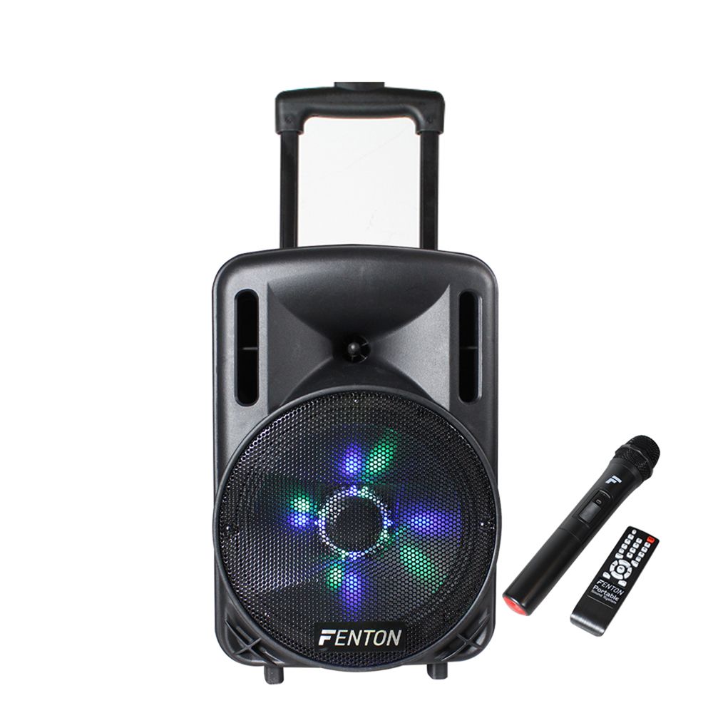 Fenton FT10LED Portable PA System with Bluetooth Wireless Mic