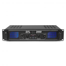 Skytec SPL 2000MP3 Amplificatore Audio Stereo 2.0 Canali – 2x1000 Watt Max, Con Ingressi RCA E AUX, Per Feste E DJ