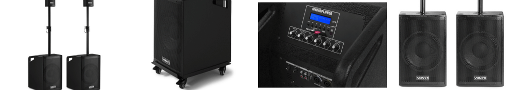 Vonyx VX1050BT Active Column Line Array Speaker System