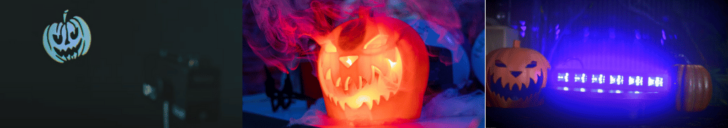 Spooky lights for Halloween