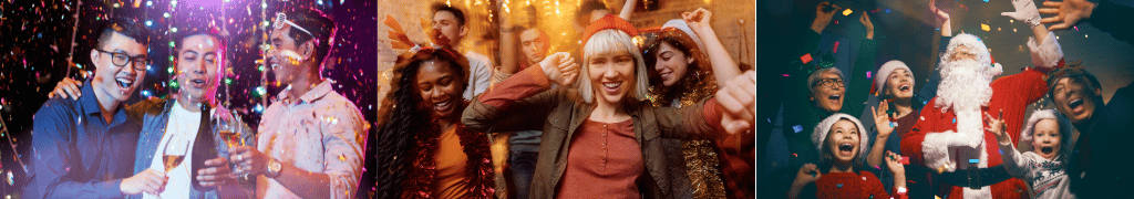 Christmas lighting for parties