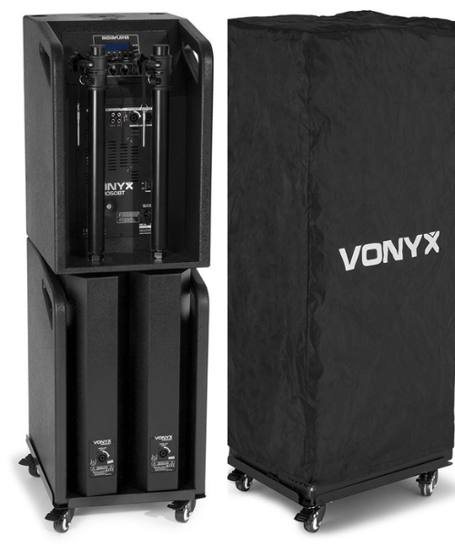 Portable Vonyx VX1050BT Active Column Speaker System