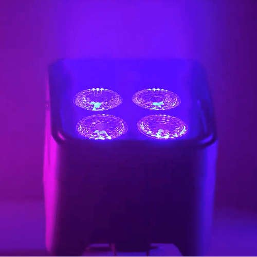 FOUR 12W LEDS of the BeamZ BBP94W Battery Operated LED Uplighter