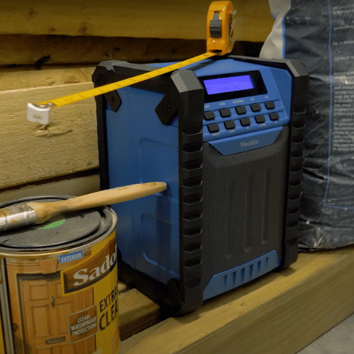 Audizio Temi Weatherproof Job Site DAB+ & DAB Radio with Battery
