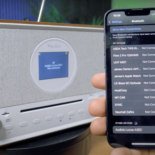 Audizio Lucca Internet DAB Radio and CD Player with Bluetooth