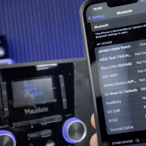 Audizio Cannes DAB+ Stereo Radio with Bluetooth