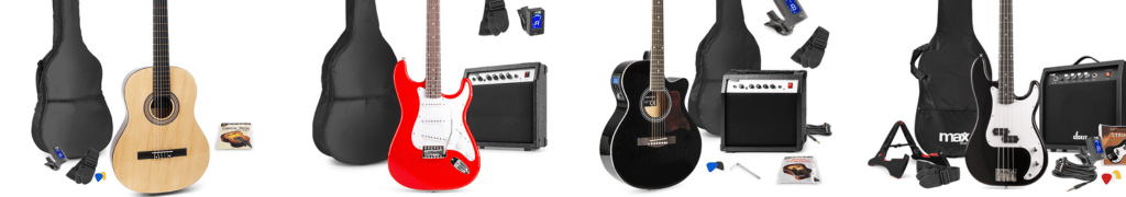 Learner guitar packages