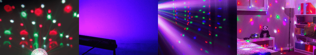 Home party lighting effects