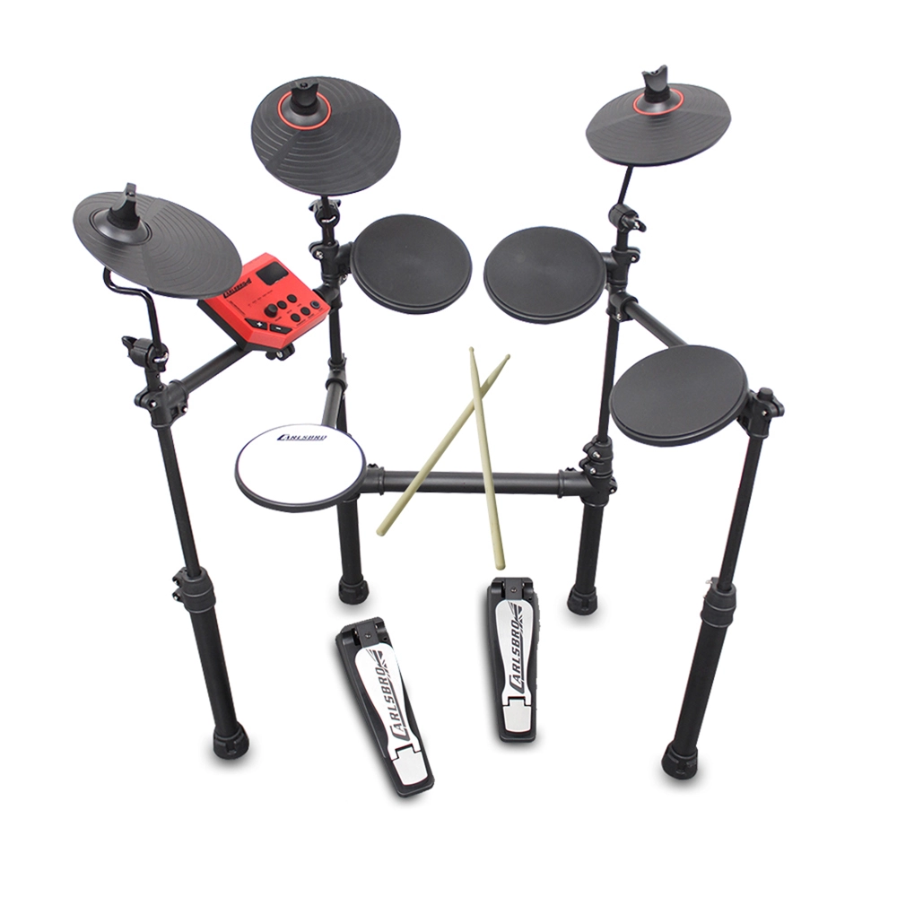 Carlsbro CSD100 R Electronic Drum Kit - 7 Piece with Sticks
