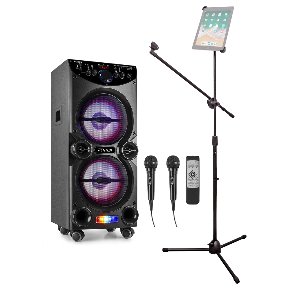 Fenton LIVE2104 Bluetooth Karaoke Speaker & Microphone Tablet Stand