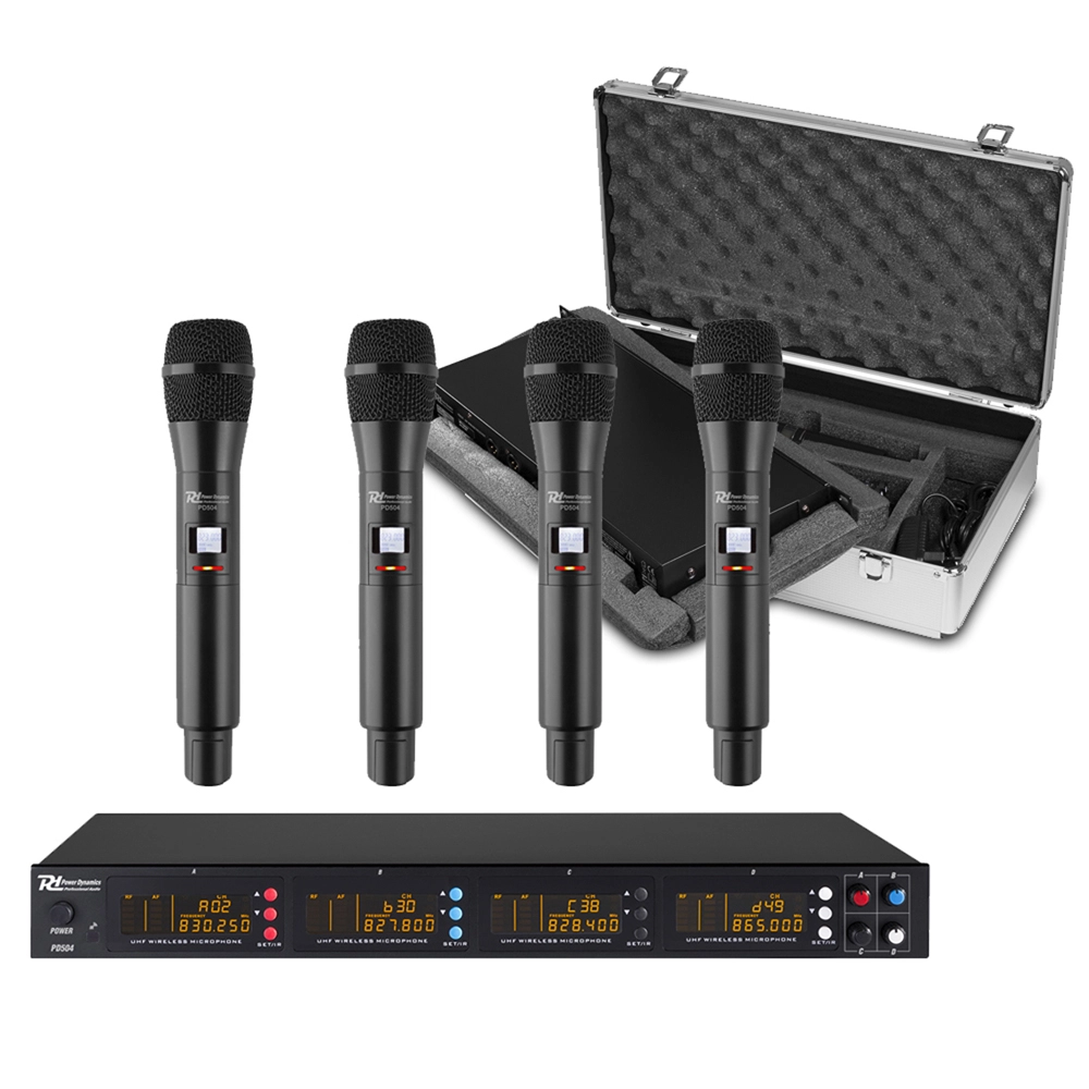 PD PD504H UHF Wireless Handheld Microphone System
