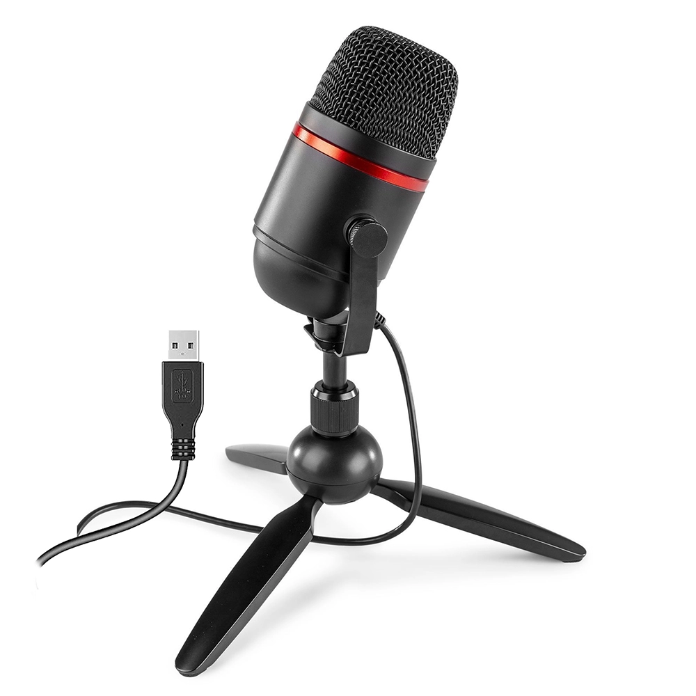USB Recording Microphone with Stand - Power Dynamics PCM100