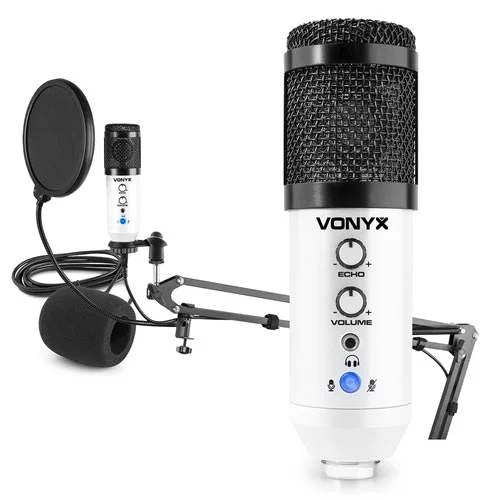Vonyx CMS320W USB Gaming Microphone