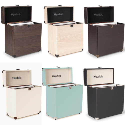 Audizio RC32 Vinyl Record Storage Case in Different Colours