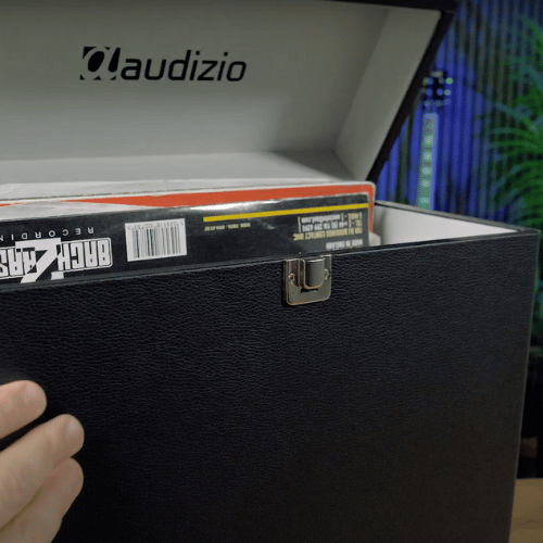 Audizio RC32 Vinyl Record Storage Case Protects Vinyl