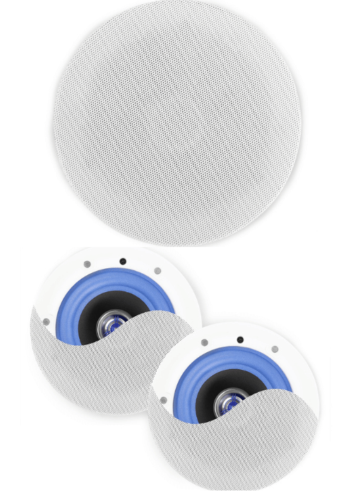 Power Dynamics ESCS5 5.25-Inch Low Profile Ceiling Speaker Pair