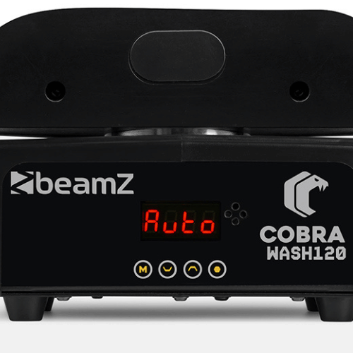 BeamZ Cobra Wash120 LED Moving Head Wash Light Control Panel