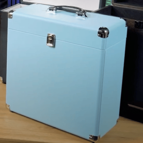 Audizio RC32 Vinyl Record Storage Case with Carry handle & secure latch