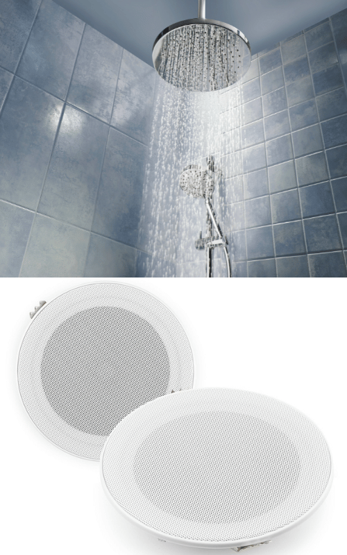 PD MSLP50 Marine Waterproof Ceiling Speakers 