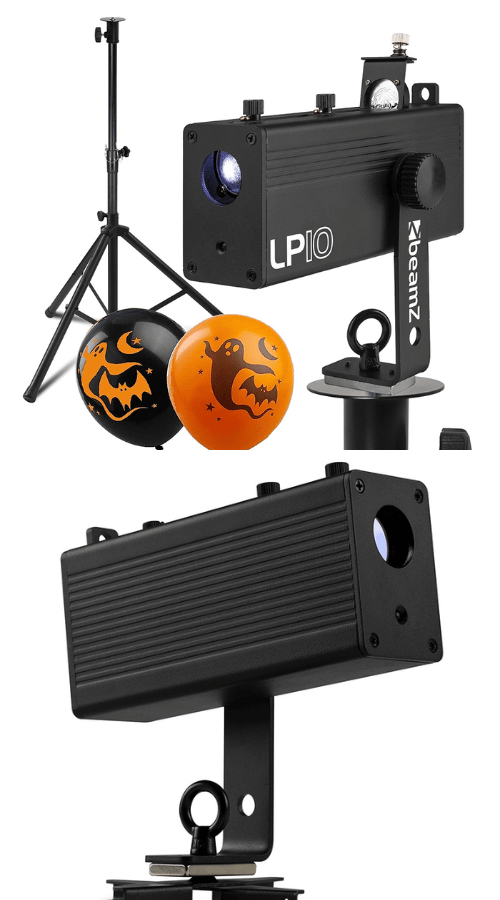 BeamZ LP10 Battery Powered Halloween Projector with Stand and Balloon