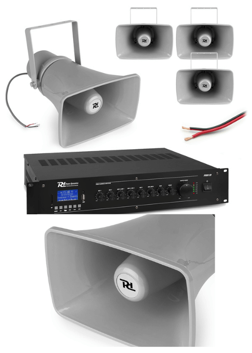 Complete Horn Speaker System with 4 x HS20 Horn Speakers