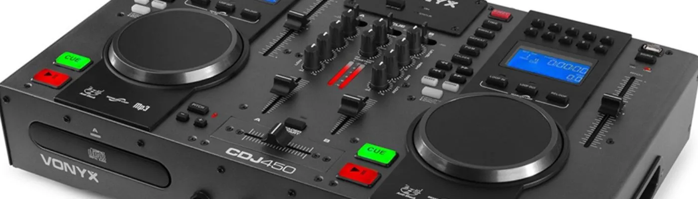 What is a DJ CD Mixer - Vonyx CDJ450 dual CD mixer