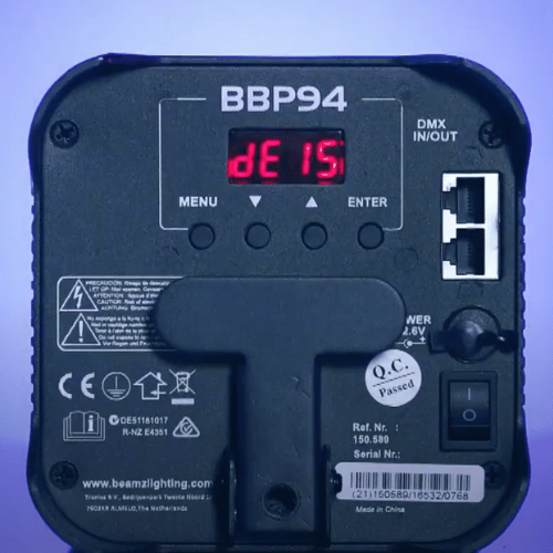 BeamZ BBP94 Wireless Battery Powered Par Uplighter with Choice of Operation Modes